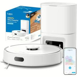 Робот-пилосос TP-Link Tapo RV30 Max Plus White Robot Vacuum and Mop + Smart Auto-Empty Dock (1784500076)