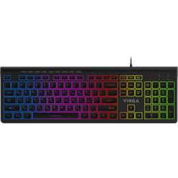 Клавіатура Vinga KB-460 Black (Eng/Ru/Ukr)