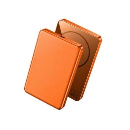 Зовнішній портативний акумулятор WIWU P15 Ultra Thin 5000mAh Orange PD20W (6979107510399)