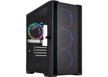 Корпус для ПК 1STPLAYER T4-G-BK-4FS7 Black