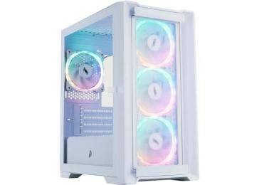 Корпус для ПК 1STPLAYER T4-G-WH-4FS7-W White