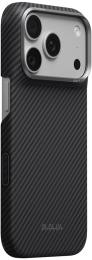 Чохол-накладка Apple iPhone 18 Pro Max Pitaka Edge Case Black Gray Twill (KI1801PM)