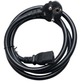 Кабель живлення VALUE B01135 Black 1.5м перетин 2.5 мм (вилка CEE 7/7 під кутом 90 гадусів)