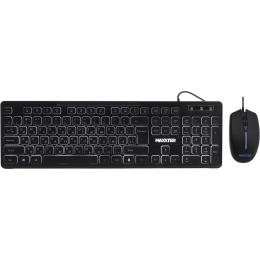 Комплект клавіатура та миша Maxxter KMS-CM-04UL-UA Black