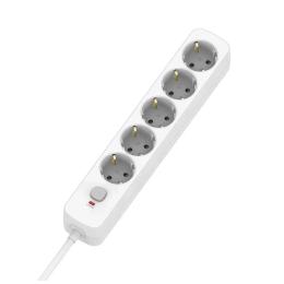 Мережевий фільтр ColorWay 10A/2500W (CCA-3G1MM) 5 розеток/3M White (CW-PSEA1053W)