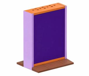 Кронштейн для монітора Viatec 55 LCD Display Unit Modular Pedestal Bracket CABINET-55 BASE-HKC H = 800