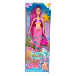 Лялька Infinity YY2088B Pink Русалочка з аксесуарами 29 см