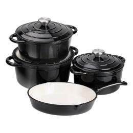 Набір посуду YiWu HP-FLG-24 Black