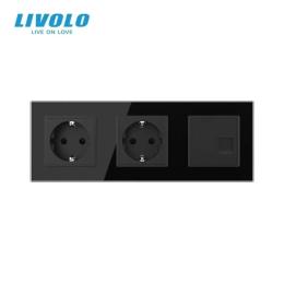 Розетка LIVOLO VL-C7FCTC16A/FCCP/FCMB-8BS06 Black