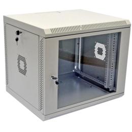 Серверна шафа Viatec 19 9U 600х350х507 мм акрилове скло Gray (99-10036509)