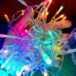 Гірлянда Mic (40793) LED на 3-х батарейках 50 лампочок 6 метрів мультиколір