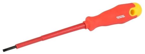 Викрутка MASTER TOOL діелектрична плоска 3 * 100, 1000В (47-0310)