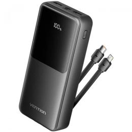 Зовнішній портативний акумулятор Vention FHPB0 20000mAh Black 22.5W