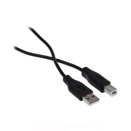 Дата-кабель 2E Кабель USB-A (тато) - USB-B (тато) 1.8m Black