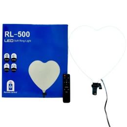 Кільцева лампа Infinity LED лампа RGB 30 x 32 см White