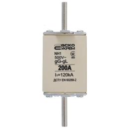 Запобіжник NH1 200А gG  Аско Укрем