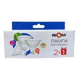 Свiтлодiодна лампа Biom BT-562/3 MR16 7W GU5.3 4500К матова 3 шт (00-00023470)