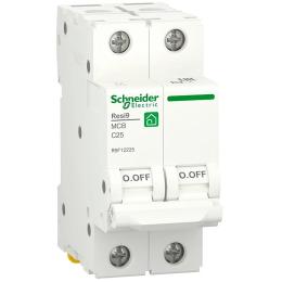 Автоматичний вимикач Schneider Electric RESI9 6кА 2P 25A C (R9F12225)