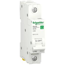 Автоматичний вимикач Schneider Electric RESI9 6кА 1P 40A C (R9F12140)