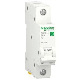 Автоматичний вимикач Schneider Electric RESI9 6кА 1P 6A C (R9F12106)