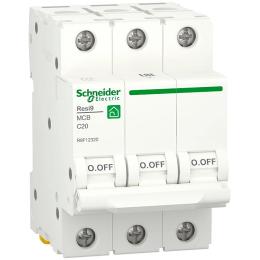 Автоматичний вимикач Schneider Electric RESI9 6кА 3P 20A C (R9F12320)