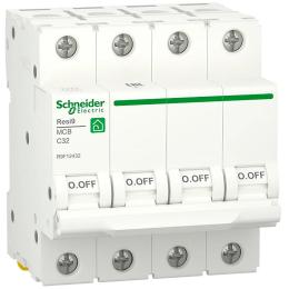 Автоматический выключатель Schneider Electric RESI9 6кА 4P 32A C (R9F12432)
