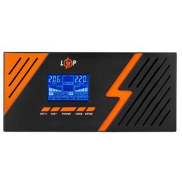 Джерело безперебійного живлення з правильною синусоїдою LogicPower 12V LPM-PSW-1500VA 1050Вт Black (LP22754)