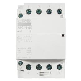 Контактор модульний на Din-рейку МК-N 4Р 220v 40А 4NO АскоУкрем