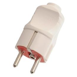 Переносна вилка Lezard UPS з заземленням Білий / Червоний (715-0501-605)