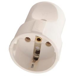 Гніздо штепсельное Lezard Білий (715-0600-606)