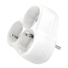 Тройник з заземленням трикутник Horoz Electric (300-000-707)