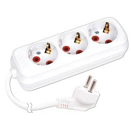 Мережевий подовжувач Horoz Electric 3 розетки із заземленням 2 м (200-302-301)