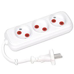 Мережевий подовжувач Horoz Electric 3 розетки без заземлення 3 м (200-303-303)