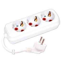 Мережевий подовжувач Horoz Electric 3 розетки із заземленням 5 м (200-305-301)