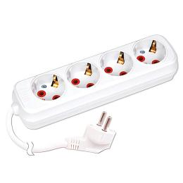 Мережевий подовжувач Horoz Electric 4 розетки із заземленням 3 м (200-403-401)