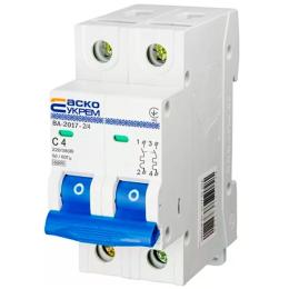 Автоматичний вимикач ВА-2017 4А C 2п. АскоУкрем