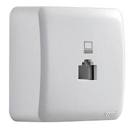 Розетка комп'ютерна біла VIOLA Lezard 751-0200-139