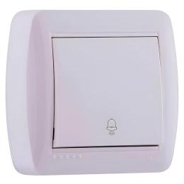Кнопка дзвінка Lezard DEMET 10A Біла (711-0200-103)