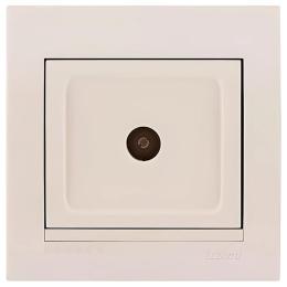 Розетка TV кінцева крем DERIY Lezard