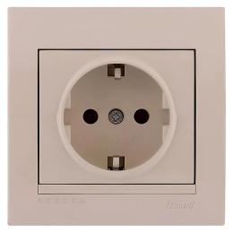 Розетка з/з крем DERIY Lezard 702-0303-122B