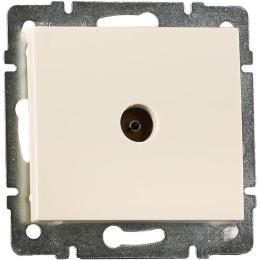 Розетка TV кінцева крем RAIN Lezard