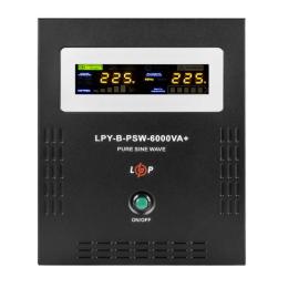 Джерело безперебійного живлення з правильною синусоїдою LogicPower 48В LPY-B-PSW-6000VA+ 4200Вт 10A/20A (LP6615)