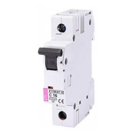 Автоматичний вимикач ETIMAT10  1p C 16A ETI