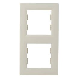 Рамка 2-на вертикальна крем Asfora (EPH5810223)