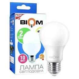 Свiтлодiодна лампа Biom BT-510 A60 10W E27 4500К матова (00-00001430)