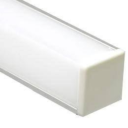 CAB281 Алюмінієвий профіль кутовий (накладний) 16х16мм 2м Feron