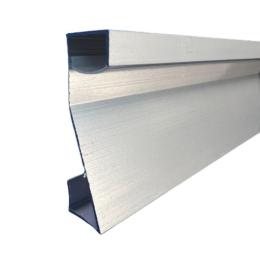 Профіль алюмінієвий BIOM PLP-501 50х14.8 плінтус анодований палка 2м (00-00022822)