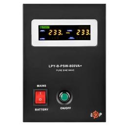 Джерело безперебійного живлення з правильною синусоїдою LogicPower 12V LPY-B-PSW-800VA+ 560Вт 5A/15A (LP4150)