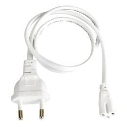 Кабель живлення Biom для світильників Т5 2-pin 60см білий (00-00012601)