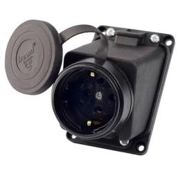 Розетка похила з заглушкою Lezard( каучук) 106-0400-0104